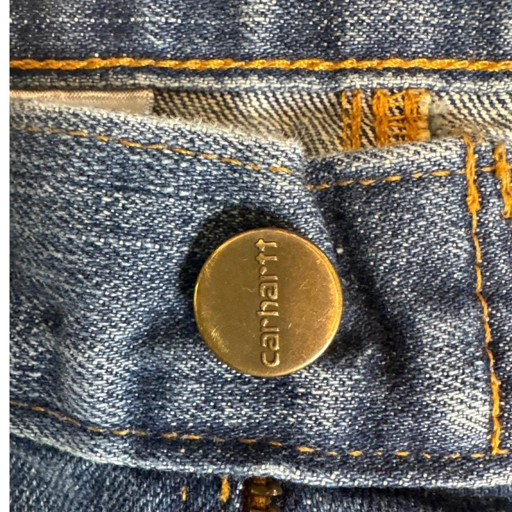 Carhartt Relaxed Fit Men's Medium Blue Denim Jeans‎ Size 32x32